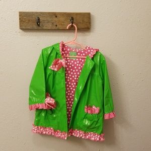 Mudpie girl's rain jacket